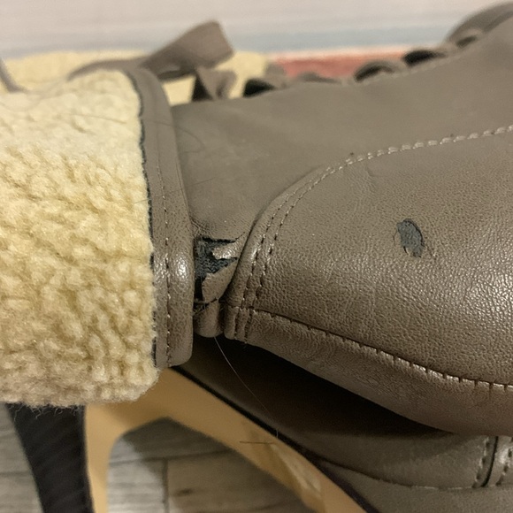 Madden Girl Fuzzy Band high Heel Boot size 7 1/2 - Picture 8 of 10